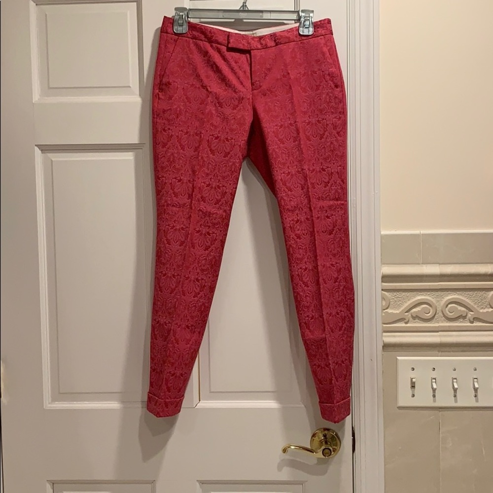 Pink brocade pants